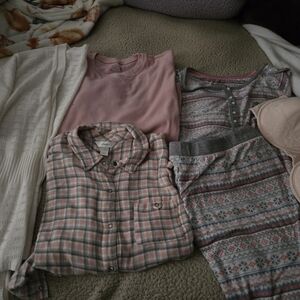 Cozy Apparel Bundle - Pink, Gray, and Cream